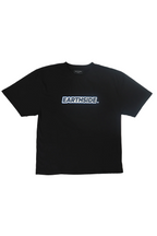 Black t-shirt with 'EARTHSIDE' logo on a white background
