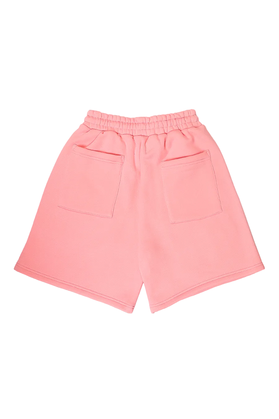 Pink shorts on a white background