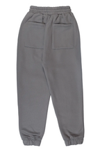 Gray sweatpants on a white background